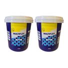Kit 2 Massa Tapa Tudo Multiflex 340g Rachaduras Furos Trincas