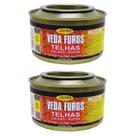 Kit 2 Massa Veda Furos Trincas Fissuras Telhas 330g Allchem