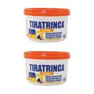 Kit 2 Massa Veda Tiratrinca De Parede 900g Parede Magica - Tapa Trinca