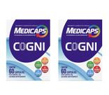 Kit 2 Medicaps Cogni Vitaminas 60 Cápsulas. Kit 2 Medicaps Cogni Vitaminas 60 Cápsulas.