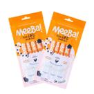 Kit 2 Meeba Snack Natural Úmido Cremoso Frango 8 Sachê 14g