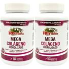 Kit 2 Mega Colágeno - Colágeno Tipo 2 + Colágeno Hidrolisado + Vitamina C + Vitamina E