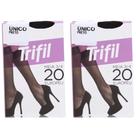 Kit 2 Meia 3/4 Feminina Fio 20 Europeu Preta - Trifil Kit 2 Meia 3/4 Feminina Fio 20 Europeu Preta - Trifil