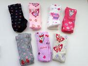 Kit 2 Meia Calça Bebe Infantil Bem Grossa Neve Fio 40 Rosa