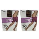 Kit 2 Meia-Calça Clássica Fio 20 Natural Único - Trifil