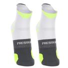 Kit 2 Meia Lupo Running Power Adulto Masculino Curta Poliamida Cor:BrancoTamanho:M 37/40