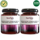 Kit 2 Mel Composto Própolis, Eucalipto, Agrião e Copaíba 300g Kit 2 Mel Composto Própolis, Eucalipto, Agrião e Copaíba 300g