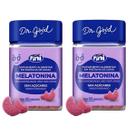 Kit 2 Melatonina Fini Dr. Good Morango 60 Gomas