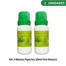 Kit 2 Menta Piperita 20ml Pró-nature Óleo Essencial Natural