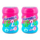 Kit 2 Mentos Pote Up 2U TuttiFrutti e Menta Goma de Mascar Sem Açucar