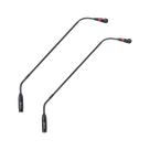 Kit 2 Microfone Gooseneck Kadosh K-794M 60cm Sem Base XLR Condensador Cardióide Preto