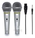 Kit 2 Microfones De Mão Karaoke P10 - MBTECH