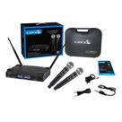 Kit 2 Microfones de mão sem Fio e Receptor 96 canais UH08MM Lyco