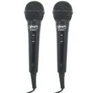 Kit 2 Microfones Dinâmico c/ Fio P10 P2 Cabo 2,8 Metros Karaokê e Caixa de Som Knup KP-M0011 Preto Kit 2 Microfones Dinâmico c/ Fio P10 P2 Cabo 2,8 Metros Karaokê e Caixa de Som Knup KP-M0011 Preto