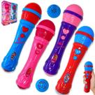 Kit 2 Microfones Infantil Brinquedo Musical Som E Voz