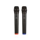 Kit 2 Microfones Profissionais Sem Fio Preto - XC-MIC-W-19
