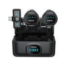 Kit 2 Microfones Sem Fio Bluetooth 5.2 25m Onistek ON-MC827