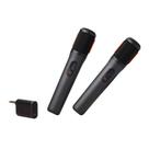 Kit 2 Microfones Sem Fio JBL PartyBox Wireless Mic - Preto JBLPBWIRELESSMIC