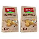 Kit 2 Mini Biscoito Wafer Quadrantine Cappucino Loacker 125G Kit 2 Mini Biscoito Wafer Quadrantine Cappucino Loacker 125G