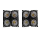 Kit 2 mini brutt sanyi light de led 4 lampadas semi outdoor