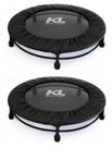 Kit 2 Mini Cama Elástica Jump Profissional + Proteção + Dvd