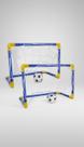Kit 2 Mini Gols Futebol Infantil com Rede e Bolas