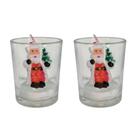 Kit 2 Mini Vela de Natal Castiçal Decorativo com Bonecos Kit 2 Mini Vela de Natal Castiçal Decorativo com Bonecos