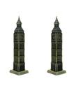 Kit 2 Miniaturas Torre Big Ben Londres 18cm Relógio London