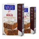 Kit 2 Mistura Lowçucar Bolo Zero Lactose Diet Integral Aveia E Graos 200G