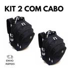 Kit 2 Mochilas Viagem Impermeável Reforçada