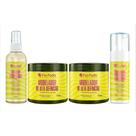 Kit 2 Modeladores 500gr + 1 Mousse + 1 Desmaia Fibra Finalizador Kit 2 Modeladores 500gr + 1 Mousse + 1 Desmaia Fibra Finalizador