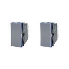 Kit 2 Modulo Interruptor Paralelo Cinza Pial Plus+ 611011CZ+