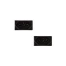 Kit 2 Modulos Tomada 10A Preto Liz Tramontina 57215/030