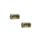 Kit 2 Modulos Tomada 20A Miluz S3B70353 Dourado Schneider Kit 2 Modulos Tomada 20A Miluz S3B70353 Dourado Schneider