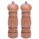 Kit 2 Moedores de Sal Pimenta Nature 5x17cm Bambu Lyor Triturador Temperos Condimentos Cozinha Kit 2 Moedores de Sal Pimenta Nature 5x17cm Bambu Lyor Triturador Temperos Condimentos Cozinha