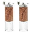 Kit 2 Moedores Manuais de Grãos Café com Manivela Giratória Aço Inox Wolff Kit 2 Moedores Manuais de Grãos Café com Manivela Giratória Aço Inox Wolff