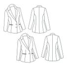 Kit 2 moldes de costura blazers by Marlene Mukai Kit 2 moldes de costura blazers by Marlene Mukai