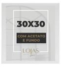 Kit 2 Molduras 30x30cm Com Acetato Quadros Fotografia Poster Foto - Kit 2 Molduras 30x30cm Com Acetato Quadros Fotografia Poster Foto -