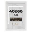 Kit 2 Molduras 40x60 Acetato Certificado Diploma Fotografia - Branco