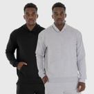 Kit 2 Moletom Canguru Masculino Liso com Capuz Benellys