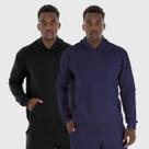 Kit 2 Moletom Canguru Masculino Liso com Capuz Benellys
