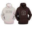 KIT 2 Moletom Ragor Algodão Luta Jiu Jitsu Blusa Frio