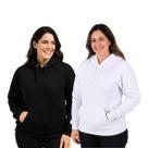 Kit 2 Moletons Feminino Confortável Blusa de Frio Algodão Canguru