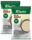kit 2 Molho Branco Bechamel Knorr 1,1kg Rende 12,2l