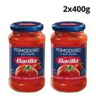 Kit 2 molho pomodoro e datterini barilla vidro 400g tomates italianos selecionados