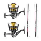 Kit 2 Molinetes Pesca Elite 4000 + 2 Varas Solara 1,80m 20L 2 Partes Vermelha Kit 2 Molinetes Pesca Elite 4000 + 2 Varas Solara 1,80m 20L 2 Partes Vermelha