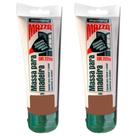 Kit 2 Montana Massa Para Madeira 220g Jatobá