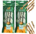 Kit 2 Mordedor Pele Bovina Natural Cachorro 4 Un Natuka