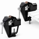 Kit 2 Morsa Bancada Ajustável Torno Mesa Portátil Prensa Fixação Manual Marcenaria Oficina Bricolage