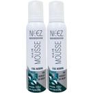 Kit 2 Mousse Fixador Capilar Neez Finalizador Penteado Hidratante Ação Rápida Fixação Normal 150ml Kit 2 Mousse Fixador Capilar Neez Finalizador Penteado Hidratante Ação Rápida Fixação Normal 150ml